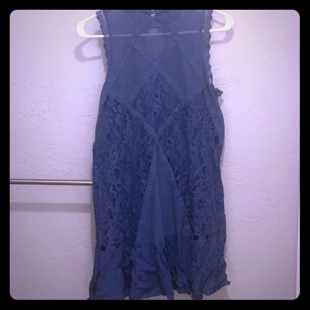 Blue Lace Dress
